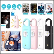 YANGYANG Personal Alarm Safety Keychain, Panic Security 130dB Emergency LED Torch Keyring, ABS Porta