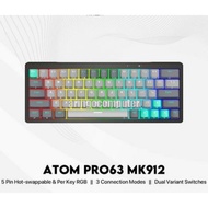 Fantech MECHANICAL MK-912 WIRELESS BLACK Keyboard - RED SWITCH
