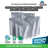 Standing Pouch PURE ALUMUNIUM FOIL Delkochoice Ziplock Packaging