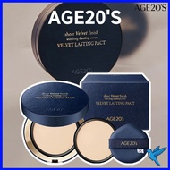 [AGE20'S] Velvet Lasting Pact Main Product + Refill (14g)