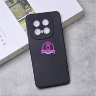 Iqoo 13 liquid Silicone Macaron Square Color Black Case Iqoo 13