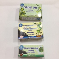 Ege Extra Virgin Olive Oil & Black Seed Mixture Capsule 1000mg / Kapsul Ege Extra Minyak Zaitun dan 