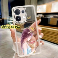 Casing OPPO A6Pro OPPOA6Pro A 6 Pro A6 Pro 2025 Casing Soft Shockproof Clear Cute Back Cover for Gir