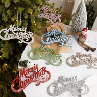 Christmas Letter Plate Pendant Merry Christmas Listing Creative Letter Plate diy Christmas Tree Pend