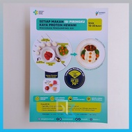 My Plate-Filled Poster 12-23 Months - Nutrition - Prevent Stunting - Health Poster