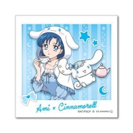 Ensky - 美少女戰士 Sailormoon x Sanrio 日版 文具 睡衣派對 即影即有 造型 方形 迷你 裝飾 貼紙 Sticker 2023年款 (水野亞美 x Cinnamoroll)