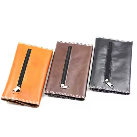 Leather Tobacco Pouch Bag Case Tobacco Pipe Smoking Bag Pouch Herb Tobacco Bag Case Wallet Bag Tip P