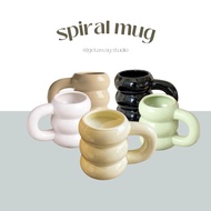 [Getaway Studio] Ins Spiral Mug 380ml
