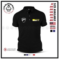 PLUS SIZE - Polo Tee Shirt Ducati Scrambler Urban Motard Icon Motor bike Baju T-Shirt Lelaki Design 