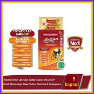 Hemaviton Action 1 strip. Multivitamin Ginseng vitamin C D Zinc.