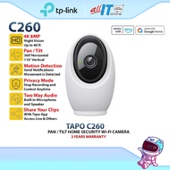 TP-Link Tapo 4K 8MP Pan Tilt AI Home Security WiFi Camera C260 with Face Recognition & 360° View