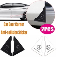 HN| 2Pcs/Set PVC Car Door Corner Anti-collision Protective Sticker Automotive Door Anti-scratch Buffer Decals Accessories for Mercedes Benz W210 W211 W111 W124 W168 W176 W202 W203 W204 W220 W222