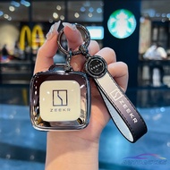 Leather Car Key Case Protect Cover For ZEEKR zeekr 001 007 009 ZEEKR 7X ZEEKR X Key Holder Keychain