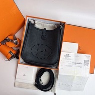 Hermes Mini Evelyne 黑銀