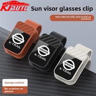 Nissan X-Trail Car Glasses Storage Clip Sun Visor Sunglasses Holder & Receipt Organizer For XTrial X