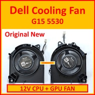 Dell G15 5530 CPU GPU Cooling Fan 5V 12V