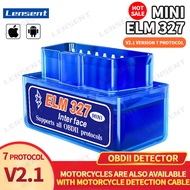 Lensent OBD2 ELM 327 Cáp Chẩn Đoán Xe Máy Yamaha Honda Xe Máy Bộ Chuyển Đổi 3 Chân 4 Chân Sang 16 Ch
