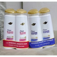 Dove bio-keratin Straight & Silky Shampoo Pink 160ml - BUY1TAKE1!