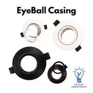 [Ready Stock] Eyeball Casing Single Round Black &amp; White