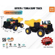Unikid Mobil Aki Mainan Anak Remote Control Unikid Dump Truck UK767B  Yellow