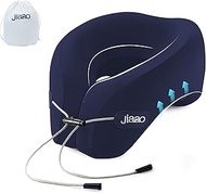 Travel Neck Pillow for Airplanes, Neck Pillow for Traveling,360º Ergonomic Memory Foam Travel Pillow