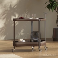 Side Table Luxury Bedroom Side French Style Retro Cabinet High-End Trolley Shelf Movable Sofa Movabl