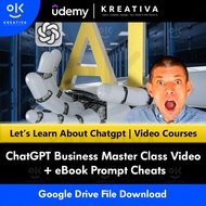 Chatgpt Video Course-ChatGPT Business Master Class Video + eBook Prompt Cheats | Learn Chatgpt cours