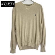 Polo Ralph Lauren 米色棉質針織衛衣，L 碼 [二手]