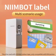 NIIMBOT B18 Label Maker with Tape, Portable Bluetooth Label Printer Support Color Printing, Mini Sti