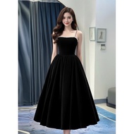 EXTREMELY BEAUTIFUL 2-Strap HARD VELVET DRESS WITH JEWELS FOR GOING OUT, PARTY, WEDDING