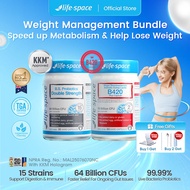 [Weight management bundles] Life Space Shape B420 Probiotic 60 Capsules  (EXP:05/2027) and Adult Bro
