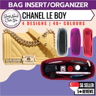 [𝐁𝐍𝐂𝐓👜]🧡 Bag Insert Organizer for Chanel LeBoy | Felt Bag In Bag Customized Organiser | Many Designs