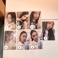 Pc haerin minji new jeans - photocard minji haerin get up weverse