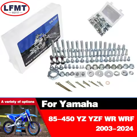 Dirt Bike Hardware Bolt Full Plastics Fastener Kit For Yamaha YZ WR YZF WRF 85 125 150 200 250 300 3