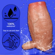 Large Spike Sleeve Men's Bold Thick Thickened Penis Sleeve Penis Lengthened Crystal Sleeve Silicone 