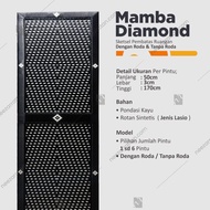 Unique Minimalist Room Partition Divider Rattan Sketch