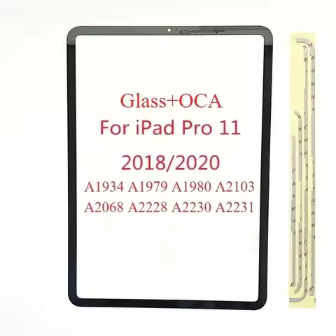 OEM Front Screen Outer Glass With OCA Frame Sticker For iPad Pro 11 2018 2020 A1934 A1979 A1980 A210