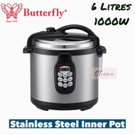 BUTTERFLY 6L ELECTRIC PRESSURE COOKER BPC-5068 STAINLESS STEEL INNER POT/ BPC5068