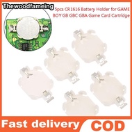 hewoodfameing 5Pcs For GB GBC GBA GAMEBOY Game Cartridge CR1616 Battery Holder Game Card Battery Hol