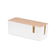 Cable Organizer Aesthetic Cable Rack Cable Box Organizer White