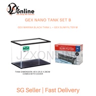 GEX Nano Tank Set B (40cm) | JZXONLINE | Tank Set | Aquarium Set