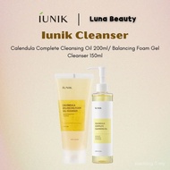 [Iunik] Calendula Balancing Foam Gel Cleanser 150ml/ Complete Cleansing Oil 200ml H3KC