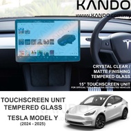 TESLA Model Y Tempered Glass Protector Tesla Model Y Screen Protector Tesla Model Y Head Unit Glass 