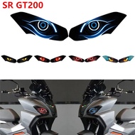Motorcycle Headlight Sticker For Aprilia SR GT200 SR200 GT SRGT200 SRGT 2023 Head Light Pegatinas Gu