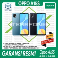 OPPO A15S RAM 4/64 GB GARANSI RESMI TERMURAH