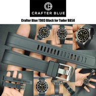 สายนาฬิกาแบบยางรุ่น Crafter Blue TD03 for Tudor BB58