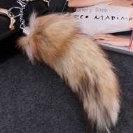 Oversized Fox Tail Keychain