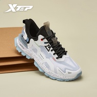 XTEP Men Chinoiserie zhigeweieu Casual Shoes Wear-resistant Cushion Leather Surface Street