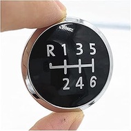 Car Gear Stick Cover 5 6 Speed Gear Shift Knob Stick Cover Cap Emblem Badge, for VW, for Transport T