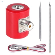 QRP 5M/16.4FT Antenna 14M-30MHz 300W HF Antenna Multifunction Portable Stainless Steel 1/4 Wavelengt